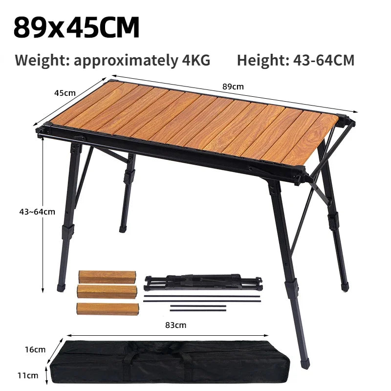 Table pliante légère multi-usage