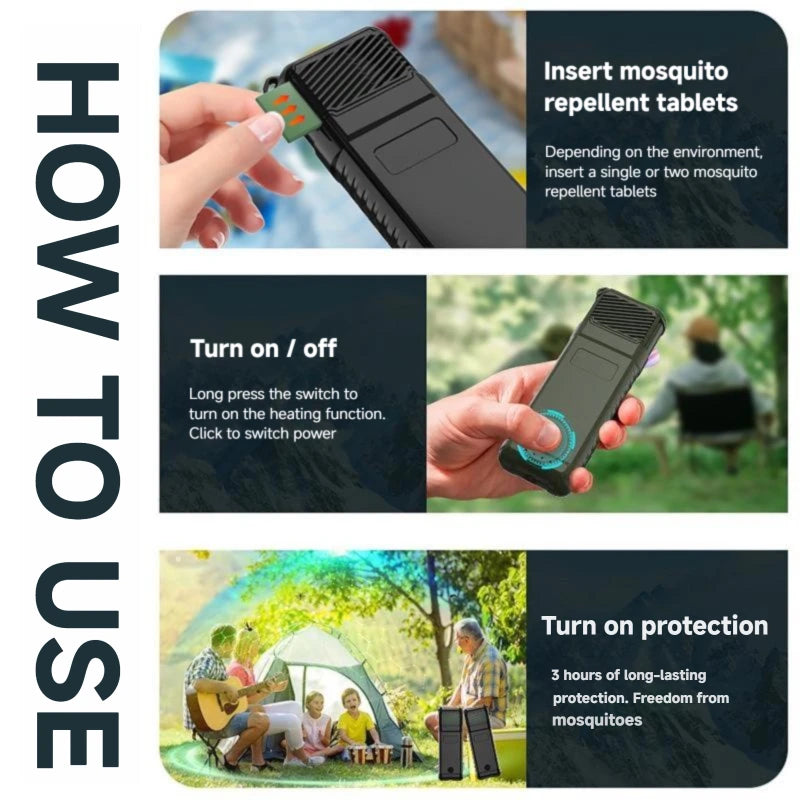 Lampe & Spray Anti-Moustiques Portable WestTune